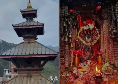 Nepal: Devotees participate in Mahalaxmi Jatra in Banepa, praying for wealth and prosperity
