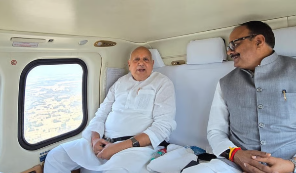 UP Deputy CM Brajesh Pathak and Agriculture Minister Surya Pratap Shahi survey crop damage