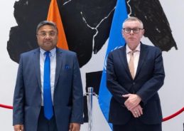 MEA Secretary Sibi George meets Acting Under-Secretary-General for Counter-Terrorism Zouev
