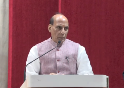 Union Minister Rajnath Singh meets Kyrgyz Defence Minister on SCO sidelines in Bishkek