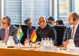 Defence Minister Rajnath Singh pitches for enhanced India-Germany defence industrial collaboration