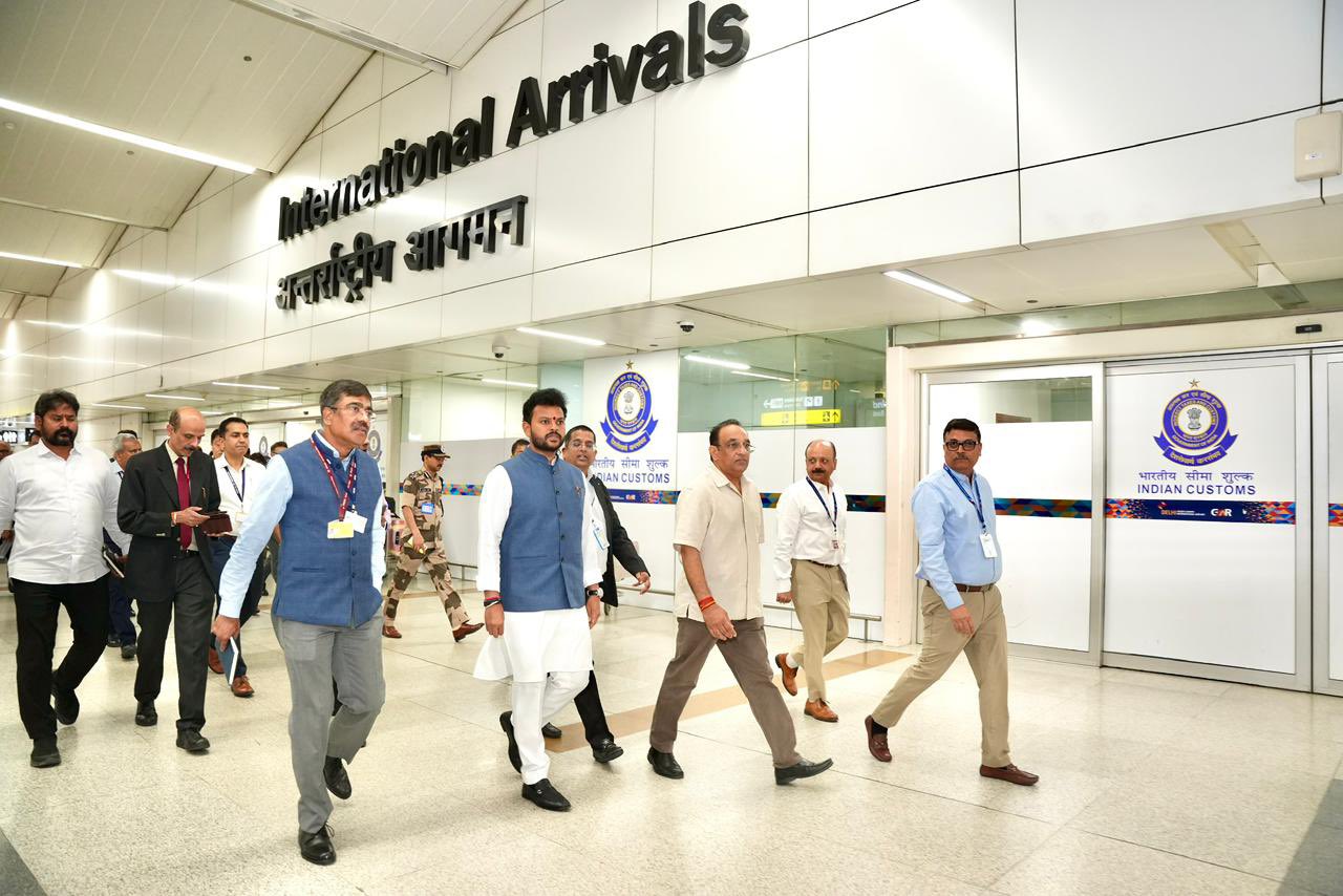 Civil Aviation Minister Ram Mohan Naidu reviews Delhi Airport’s readiness for hub-and-spoke operations