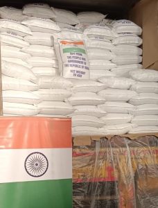 भारत ने मानवीय सहायता के तौर पर बुर्किना फासो को एक हजार मीट्रिक टन चावल भेजा