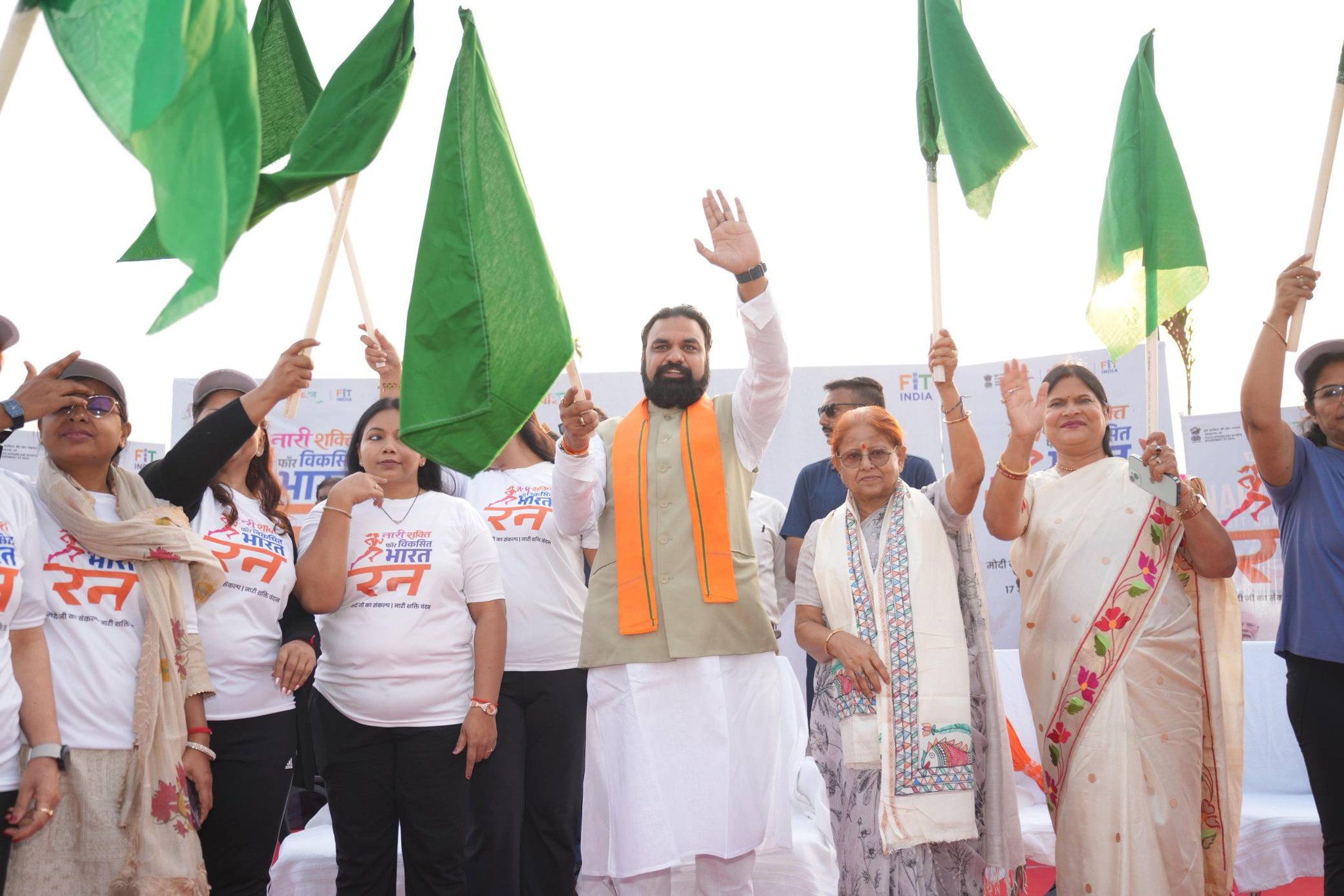 Bihar: CM Samrat Choudhary flags off ‘Nari Shakti for Viksit Bharat’ run in Patna