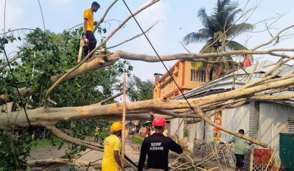 Assam: Earthquake and cyclonic storm hit Cachar district