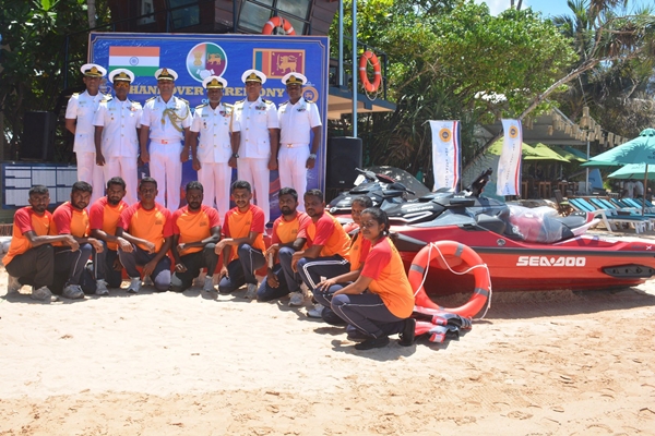 India Hands Over Two Personal Watercrafts and Safety Gear to Sri Lanka Coast Guard