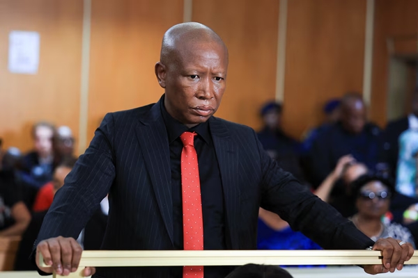 South African opposition leader Julius Malema sentenced to five years in Firearms Case