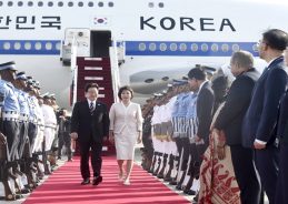 South Korean President Lee Jae Myung arrives in New Delhi on three-day visit