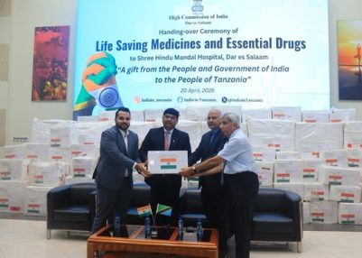 India Sends Two Tonnes of Medical Supplies to Tanzania to Boost Healthcare Cooperation