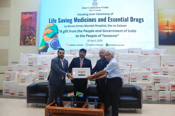 India Sends Two Tonnes of Medical Supplies to Tanzania to Boost Healthcare Cooperation