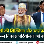 Surkhiyon Mein : प्रधानमंत्री की सिक्किम और उत्तर प्रदेश यात्रा और विभिन्न विकास परियोजनाओं का शुभारंभ