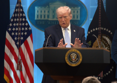 US President Trump asks American Navy to prevent ships from entering or leaving Strait of Hormuz 