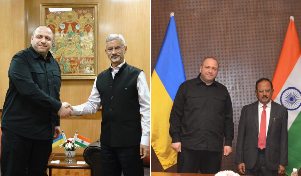 Ukraine’s Secretary of National Security and Defence Council meets EAM Jaishankar, NSA Ajit Doval 
