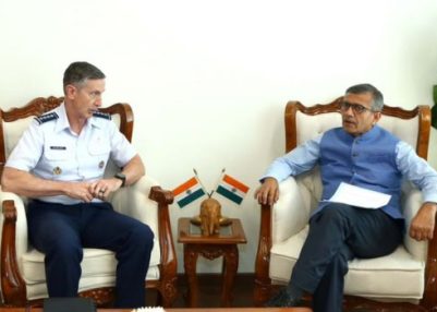 US Indo-Pacific Command General Schneider meets Defence Secretary Rajesh Kumar Singh