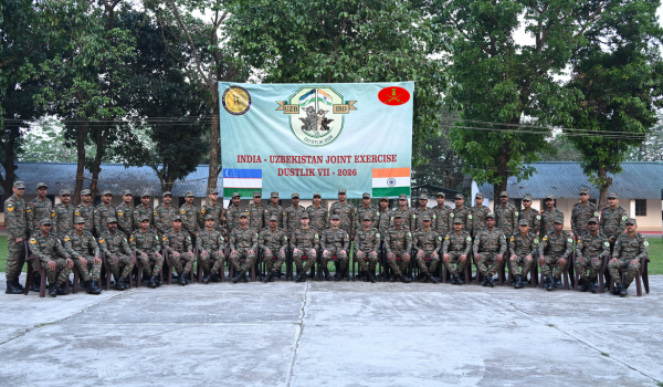 Indian Army contingent departs for India–Uzbekistan joint military exercise