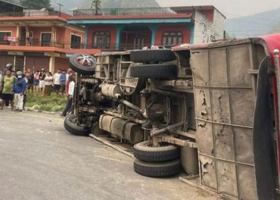 Nepal: 2 dead, 29 injured in Bus accident