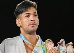  Weightlifting: India’s Ajith clinches double bronze  in 71kg category