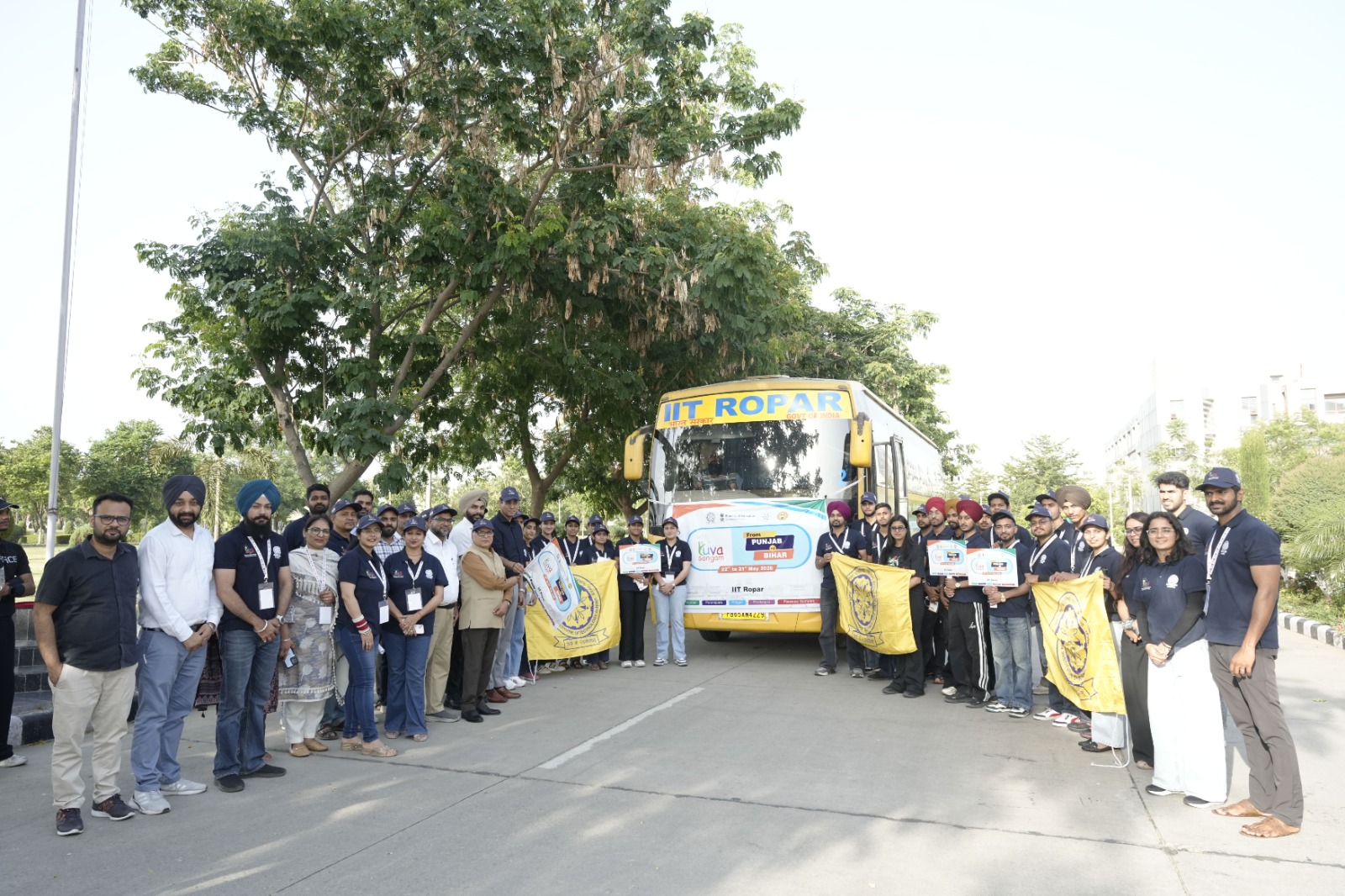 IIT Ropar flags off Punjab delegation to Bihar under Yuva Sangam Phase VI