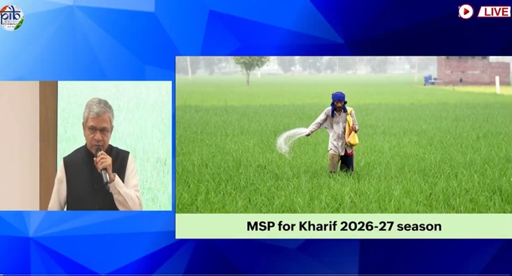 Cabinet approves MSP hike for Kharif crops for 2026-27 season
