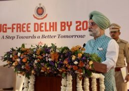 Delhi police destroyed 1700 kg of seized narcotics in mega event