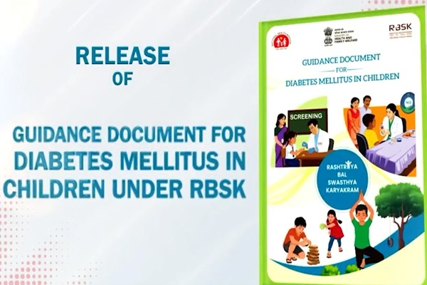 Govt Releases Guidance Document on Diabetes Mellitus in Children