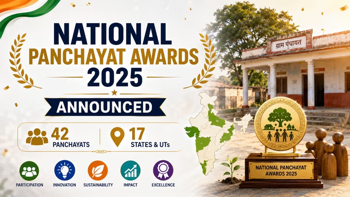 Govt announces National Panchayat Awards 2025