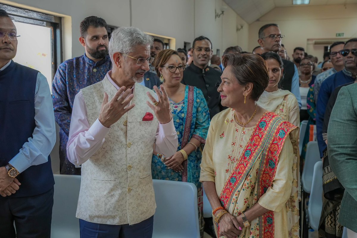 EAM Dr S Jaishankar visits Nelson Island in Trinidad and Tobago with PM Kamla Persad-Bissessar