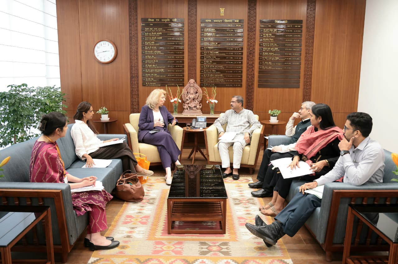 शिक्षा मंत्री धर्मेंद्र प्रधान और नीदरलैंड्स की राजदूत के बीच शिक्षा एवं अनुसंधान सहयोग पर चर्चा