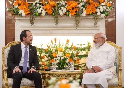 PM Modi and Cyprus President Nikos Christodoulides hold wide-ranging talks on trade, defence and technology cooperation