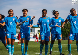 এএফসি অনূর্ধ্ব-১৭ মহিলা এশিয়ান কাপ ফুটবলের কোয়ার্টার ফাইনালে, ভারতের অনূর্ধ্ব-১৭ মহিলা দল আজ চীনের সুঝৌ স্পোর্টস সেন্টার স্টেডিয়ামে আয়োজক চীনের বিরুদ্ধে খেলবে