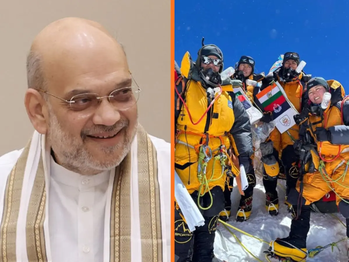 HM Amit Shah congratulates BSF all-women mountaineering team for summiting Mount Everest