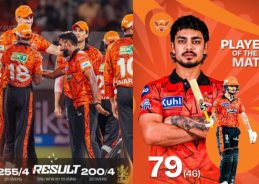 Sunrisers Hyderabad beat Royal Challengers Bengaluru by 55 runs in IPL