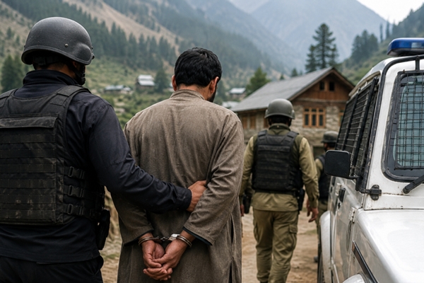J&K police arrest two in Kishtwar for aiding foreign terrorists