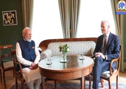 PM Modi holds bilateral meeting with Norwegian PM Jonas Gahr
