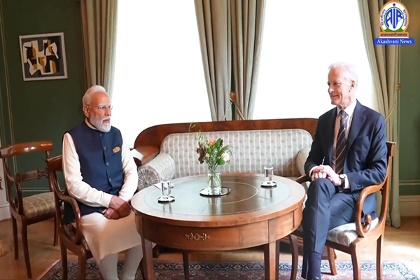 PM Modi holds bilateral meeting with Norwegian PM Jonas Gahr