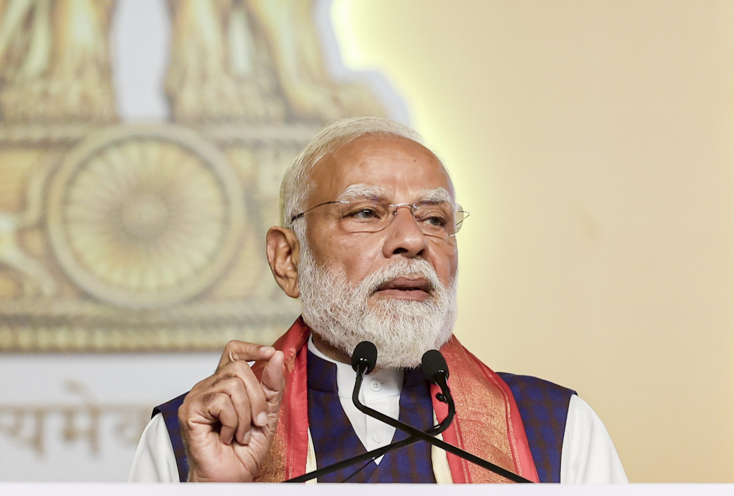 PM Narendra Modi addresses public rally in Hyderabad
