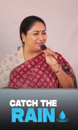 राजधानी दिल्ली में आज कैच द रेन अभियान कार्यक्रम का शुभारम्भ