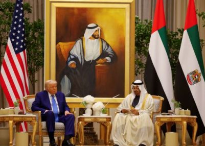 UAE President Mohamed bin Zayed Al Nahyan Holds Talks With US President Donald Trump on Regional Situation