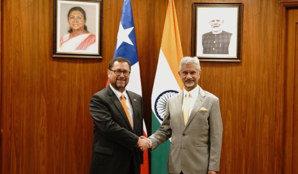 EAM S. Jaishankar meets his Chilean counterpart Francisco Perez Mackenna