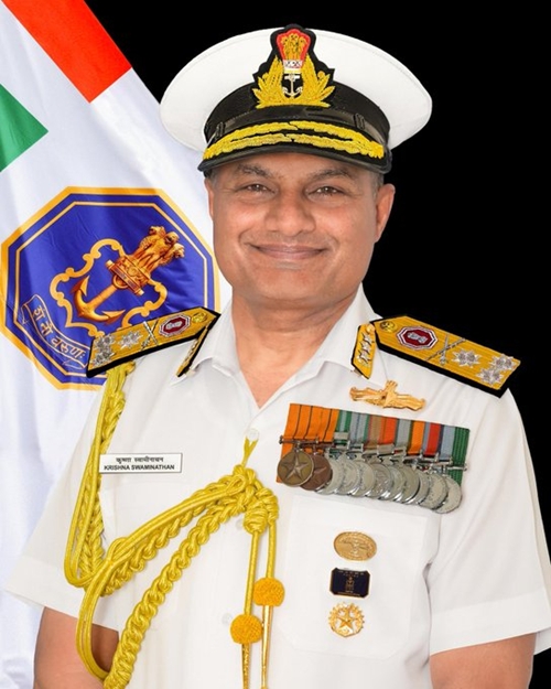Government appoints Vice Admiral Krishna Swaminathan as next Chief of the Naval Staff