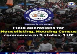 Field operations for Houselisting and Housing Census under Census 2027 begin
