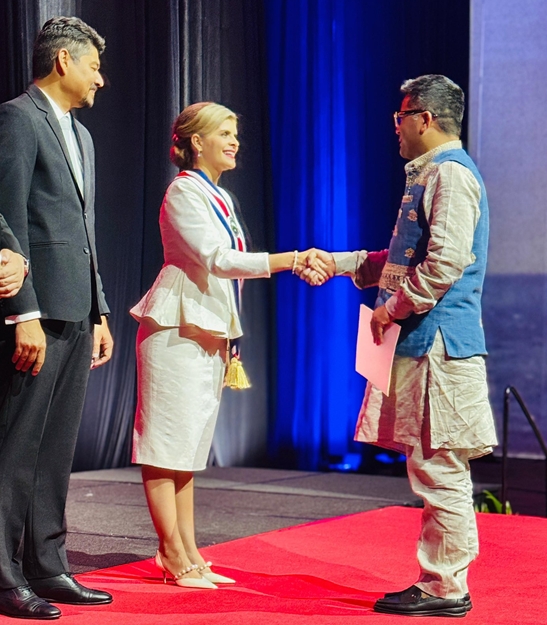 MoS for External Affairs Pabitra Margherita attends swearing-in ceremony of newly elected President of Costa Rica