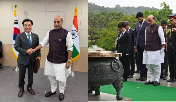 Defence Minister Rajnath Singh holds meeting with South Korean Defence Minister in Seoul