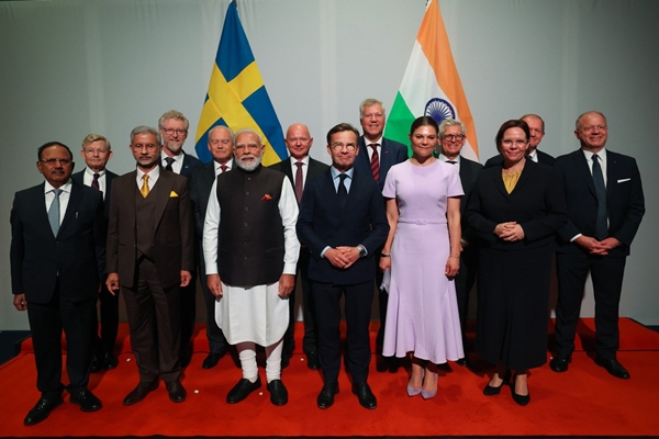 PM Modi, Crown Princess Victoria, Swedish PM Interact with CEOs to Boost India–Sweden Economic Ties