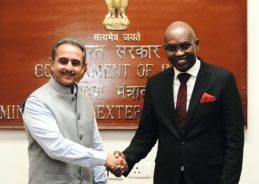 Union MoS Kirti Vardhan Singh meets African Union delegation in New Delhi