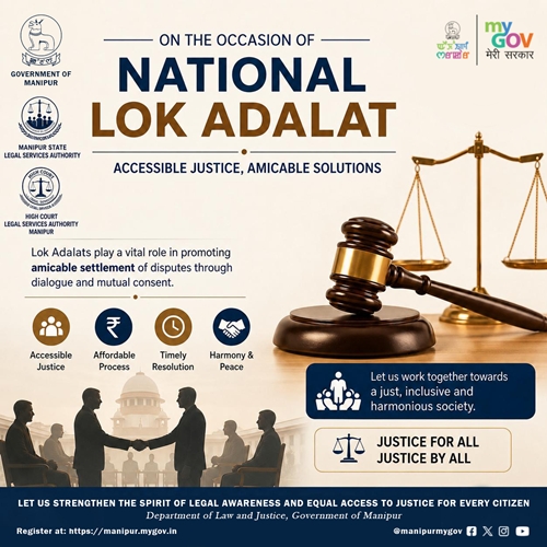 NALSA organises National Lok Adalat across country to provide amicable settlement of disputes