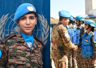 Major Abhilasha Barak honoured with UN Military Gender Advocate of the Year Award 2025