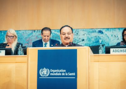 Union Health Minister JP Nadda reaffirms India’s commitment to Universal Health Coverage at World Health Assembly