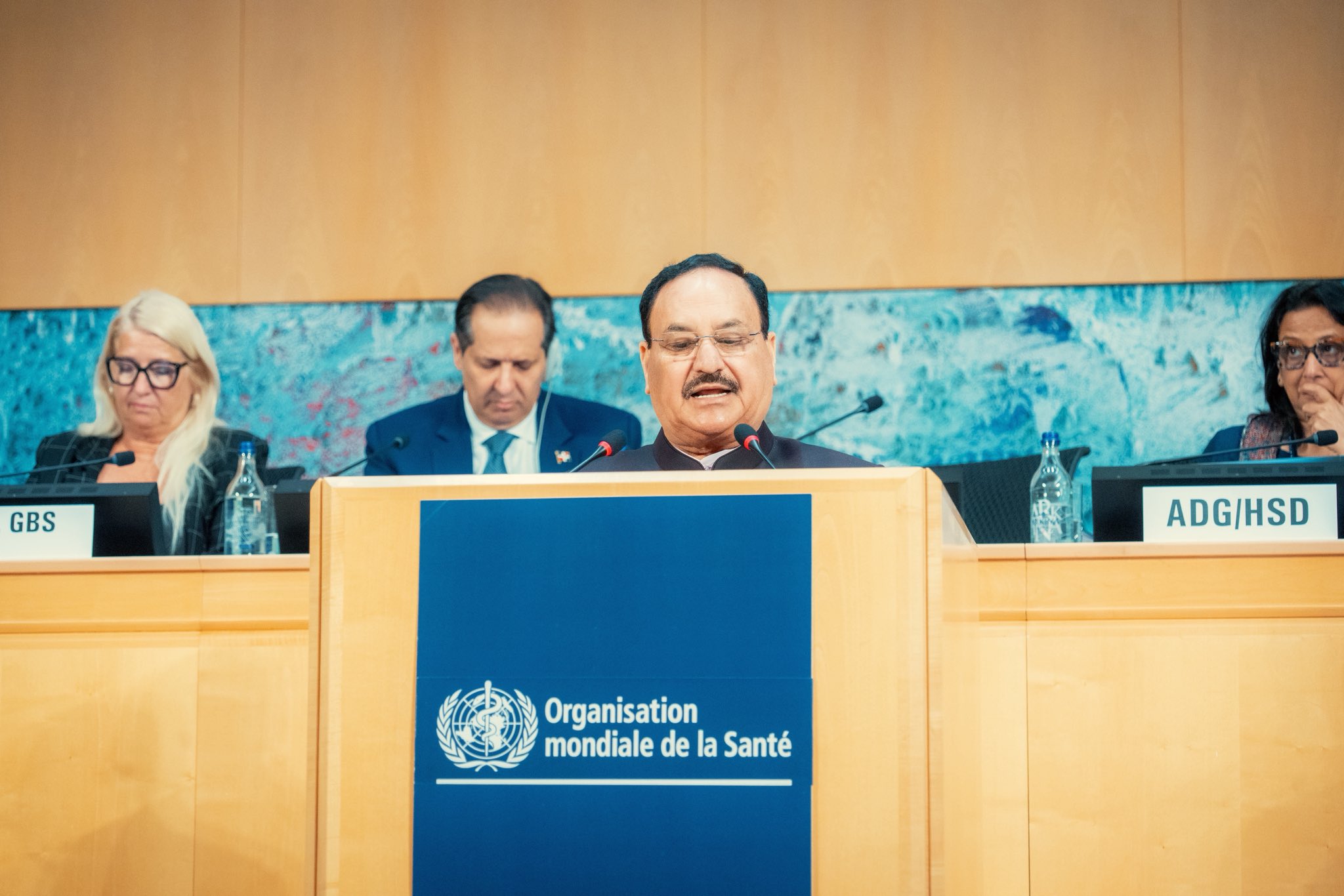 Union Health Minister JP Nadda reaffirms India’s commitment to Universal Health Coverage at World Health Assembly