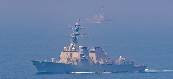 US says it has targeted Iranian military facilities after responding to attacks on navy ships